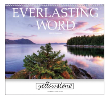 Customized Everlasting Word Calendar with Funeral Planning Form