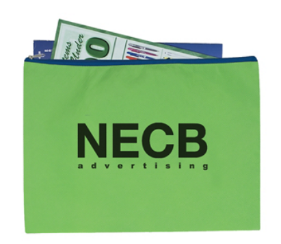 Customized Non-Woven Document Sleeve with Zipper